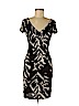 Diane von Furstenberg 100% Silk Brown Casual Dress Size 2 - photo 1