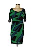Diane von Furstenberg 100% Silk Green Casual Dress Size 2 - photo 1