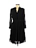 Ann Taylor 100% Polyester Black Casual Dress Size 4 (petite) - photo 1