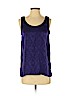 Yves Saint Laurent Variation Purple Sleeveless Blouse Size EU (FR) 34 / US 2 - photo 1