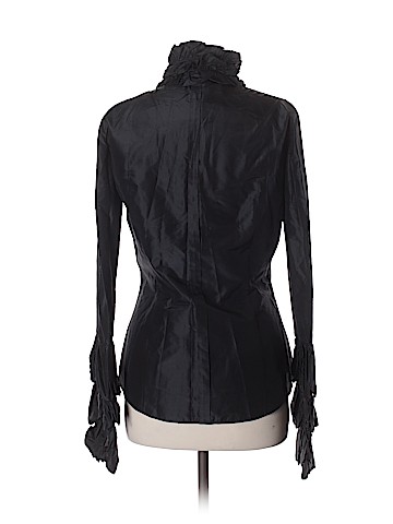 L'Wren Scott Long Sleeve Silk Top (view 2)