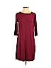 White House Black Market Burgundy Casual Dress Size M (petite) - photo 1