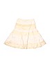 Calypso Enfant 100% Silk Stripes Tan Skirt Size 4 - photo 2