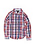 Nautica Plaid Orange Long Sleeve Button-Down Shirt Size M (youth) - photo 1
