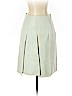 Prada 100% Leather Green Leather Skirt Size EU (IT) 40 / US 4 - photo 1