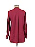 Ann Taylor 100% Polyester Burgundy Long Sleeve Blouse Size S (petite) - photo 2