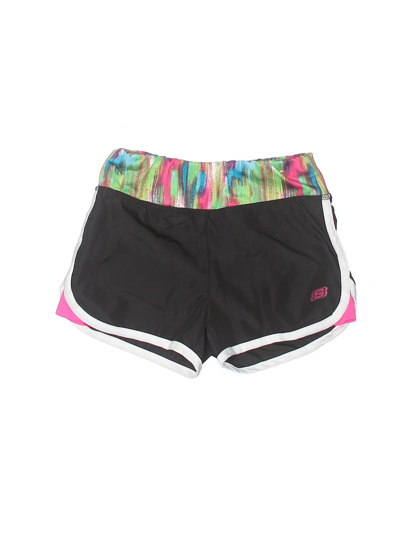 skechers shorts black