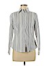 Ann Taylor Gray Long Sleeve Button-Down Shirt Size 8 (petite) - photo 1