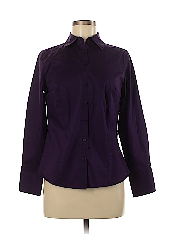 Ann Taylor Long Sleeve Button-Down Shirt (view 1)