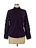 Ann Taylor Purple Long Sleeve Button-Down Shirt Size 8 (petite) - photo 1