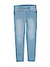 Cat & Jack Hearts Blue Jeggings Size 7 - photo 1