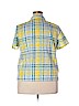 Alfred Dunner Yellow Short Sleeve Button-Down Shirt Size 18 (petite) - photo 2