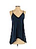 Milly 100% Silk Blue Sleeveless Silk Top Size P (petite) - photo 1