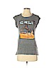 Pam & Gela Gray Short Sleeve Top Size P (petite) - photo 1