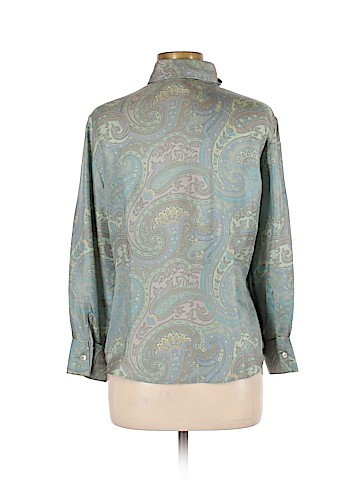 Lafayette 148 New York Long Sleeve Blouse (view 2)