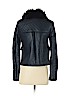 Topshop 100% Sheepskin Black Leather Jacket Size 6 - photo 2
