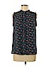 Ann Taylor LOFT 100% Polyester Blue Sleeveless Blouse Size M (petite) - photo 1