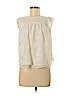 Ann Taylor LOFT White Sleeveless Blouse Size M (petite) - photo 1