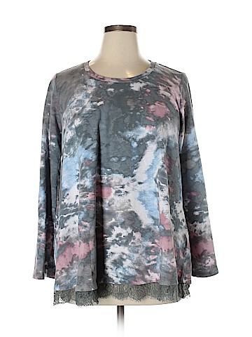 LOGO by Lori Goldstein Long Sleeve Top (view 1)