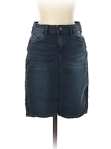 Zara Denim Skirt (view 1)