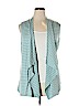 LOGO by Lori Goldstein Blue Cardigan Size XL - photo 1