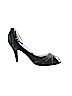 C Label Black Heels Size 8 1/2 - photo 1