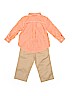 Ralph Lauren 100% Cotton Orange Long Sleeve Button-Down Shirt 12-18 MO / 18 MO - photo 2