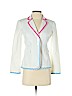 Moschino Jeans 100% Cotton White Blazer Size 6 - photo 1
