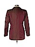 Burberry 100% Polyester Burgundy Blazer Size 10 - photo 2