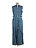 Point Sur 100% Cotton Blue Jumpsuit Size 8 (petite) - photo 2