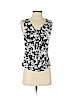 Yves Saint Laurent 100% Silk White Sleeveless Silk Top Size EU (FR) 38 / US 6 - photo 1