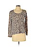 Marc by Marc Jacobs 100% Linen Brown Long Sleeve T-Shirt Size S - photo 1
