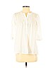 Hayden 100% Cotton White 3/4 Sleeve Blouse Size S - photo 1