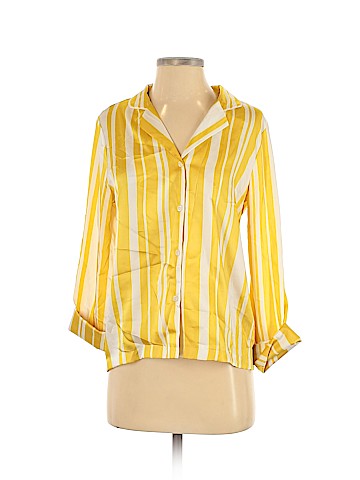 Topshop Long Sleeve Button-Down Shirt (view 1)