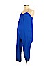 Hatch 100% Silk Blue Jumpsuit Size 0 - photo 1