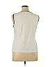 Talbots White Sleeveless Top Size XL (petite) - photo 2