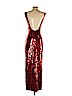 Lew Magram 100% Polyester Red Cocktail Dress Size 4 - photo 2