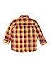 OshKosh B'gosh 100% Cotton Plaid Brown Long Sleeve Button-Down Shirt Size 5 - photo 2