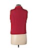 Halston 100% Polyester Red Sleeveless Blouse Size 8 - photo 2