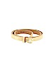 Gap 100% Leather Metallic Gold Leather Belt Size L - photo 1
