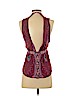 Free People 100% Rayon Burgundy Sleeveless Blouse Size S (petite) - photo 2