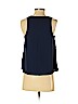 Banana Republic Factory Store 100% Polyester Blue Sleeveless Blouse Size S (petite) - photo 2