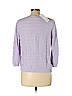 Amour Vert 100% Organic Cotton Purple Pullover Sweater Size L - photo 2