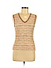 M Missoni Tan Sleeveless Top Size 8 - photo 1