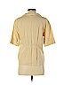 J.jill 100% Linen Yellow Short Sleeve Blouse Size S (petite) - photo 2