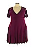 Torrid Purple Casual Dress Size 1X - photo 1