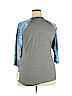 Lularoe Gray 3/4 Sleeve T-Shirt Size 2X - photo 2