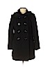 Larry Levine Black Wool Coat Size 4 (petite) - photo 1