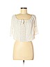 Hollister 100% Viscose White 3/4 Sleeve Top Size S - photo 1