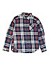 Quiksilver Blue Long Sleeve Button-Down Shirt Size L (youth) - photo 1